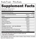 Bucked Up x Calum Von Moger Pre-Workout Powder 30 Servings Supplement Facts - Citrulline Malate 2:1 6000mg | Svpplements