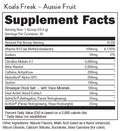 Bucked Up x Calum Von Moger Pre-Workout Powder 30 Servings Supplement Facts - Citrulline Malate 2:1 6000mg | Svpplements