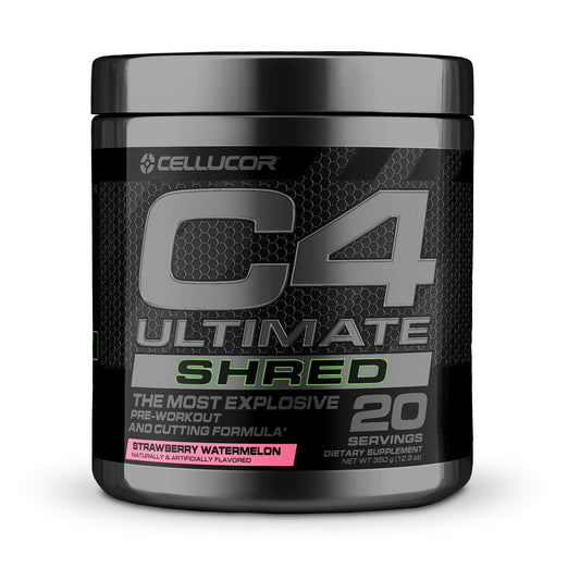 C4 Ultimate Shred Pre-Workout Powder 20 Servings - CarnoSyn® Beta-Alanine 3.2g | Svpplements