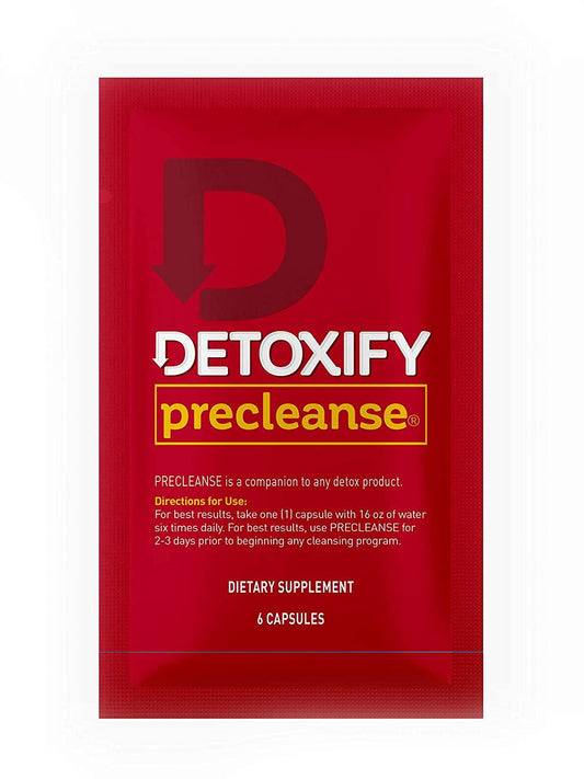 Detoxify PreCleanse Herbal Supplement Capsules 48 Servings - Riboflavin 4.5mg | Svpplements
