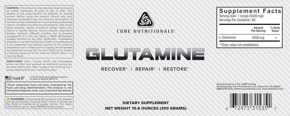 Core Nutritionals | Glutamine