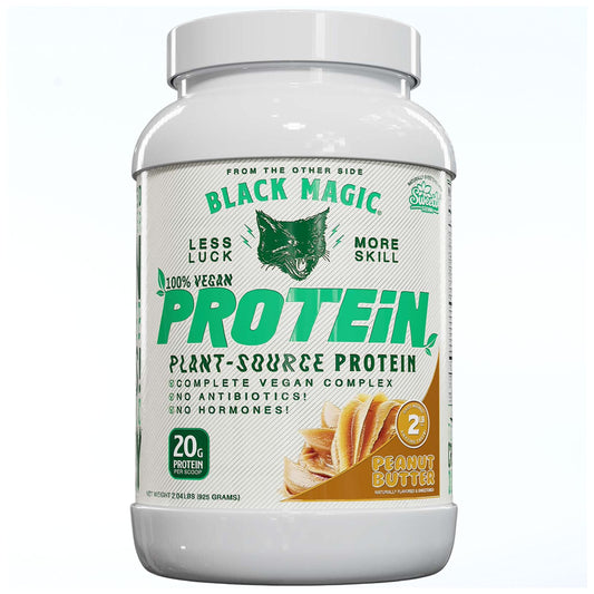 Black Magic Vegan Protein Powder 25 Servings - Pea Protein Isolate Present in protein matrix | Svpplements