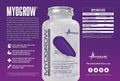 Metabolic Nutrition MyoGrow Hormone Support Capsules 60 Servings Supplement Facts - Epicatechin 100mg | Svpplements