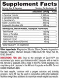 Metabolic Nutrition Metabolic Nutrition | Carni-10 | Multi Form L-Carnitine - Side View | Svpplements