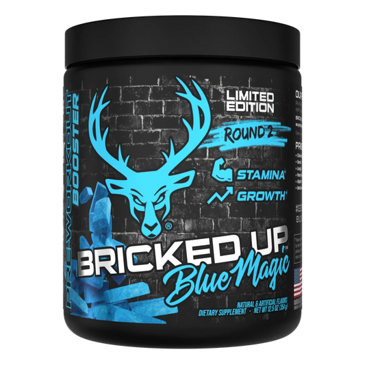 Bucked Up Bricked Up Hybrid Pre-Workout Powder 30 Servings - Citrulline Malate 6000mg | Svpplements