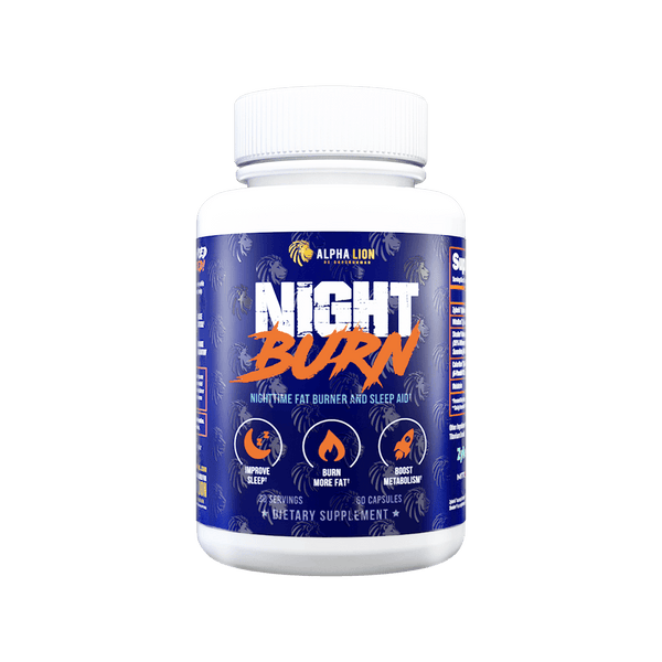 Alpha Lion Night Burn Fat Burner Capsules 30 Servings - Zylaria™ 500mg | Svpplements