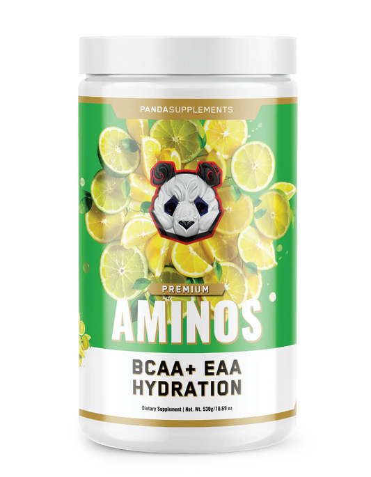 Panda Aminos BCAA EAA Hydration Electrolytes Amino Powder 30 Servings - L-Leucine 3g | Svpplements