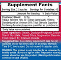 APS Tribulus 1500 Hormone Support Capsules 45 Servings Supplement Facts - Tribulus Terrestris herb 25:1 | Svpplements