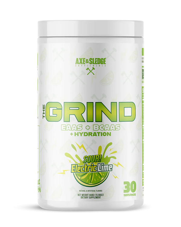 Axe & Sledge The Grind V3 EAA BCAA Hydration Amino Powder N/A Servings - L-Leucine 2500mg | Svpplements