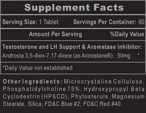 Hi-Tech Pharmaceuticals Post-Cycle Support Supplement - Supplement Facts | Svpplements