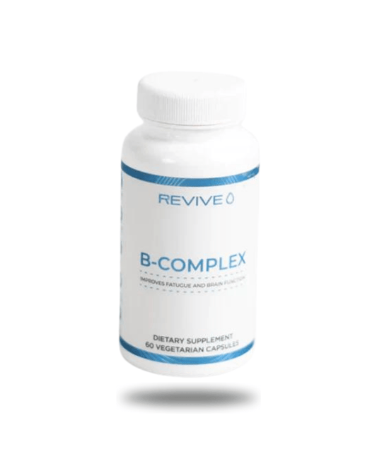 Revive B-Complex Vitamin Capsules 60 Servings Supplement Facts - Thiamin (Vitamin B1) 100 mg | Svpplements