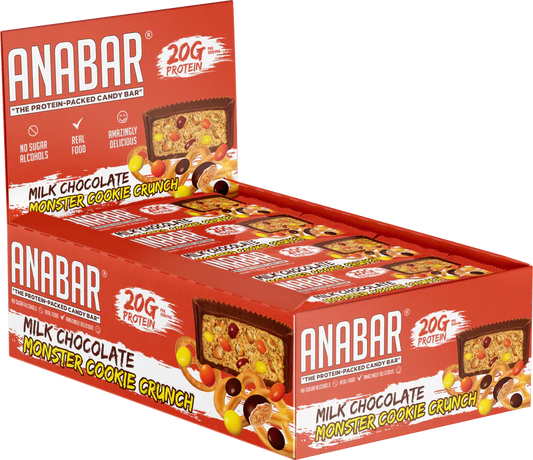 Anabar Protein Packed Candy Bar Protein Bar 12 Count - Flavor Options | Svpplements