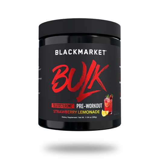 BlackMarket Labs BULK Pre-Workout Powder 30 Servings - Caffeine Anhydrous 300mg | Svpplements