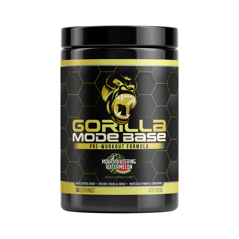 Gorilla Mind Gorilla Mode Base Pre-Workout Powder 30 Servings - L-Citrulline 5000mg | Svpplements