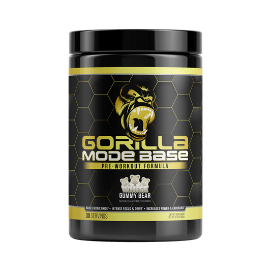 Gorilla Mind Gorilla Mode Base Pre-Workout Powder 30 Servings Supplement Facts - L-Citrulline 5000mg | Svpplements