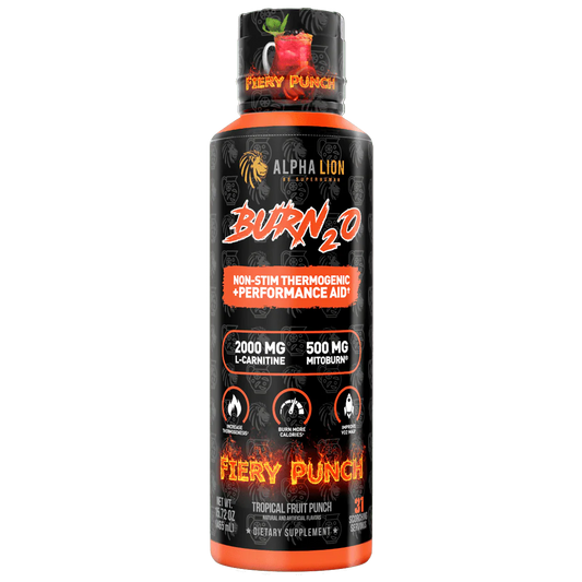 Alpha Lion SuperHuman Burn2O Fat Burner Liquid 31 Servings - Flavor Options | Svpplements