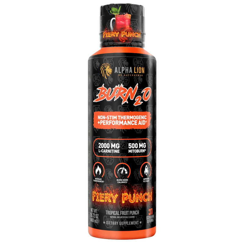 Alpha Lion SuperHuman Burn2O Fat Burner Liquid 31 Servings - Flavor Options | Svpplements