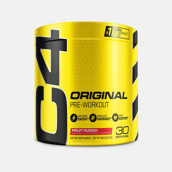 Cellucor C4 Original Pre-Workout Powder 30 Servings - CarnoSyn® Beta-Alanine 1.6g | Svpplements