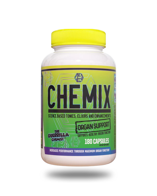 Chemix Organ Support Cardiovascular Support Capsules 30 Servings - Arjuna Extract 1% 1500mg | Svpplements