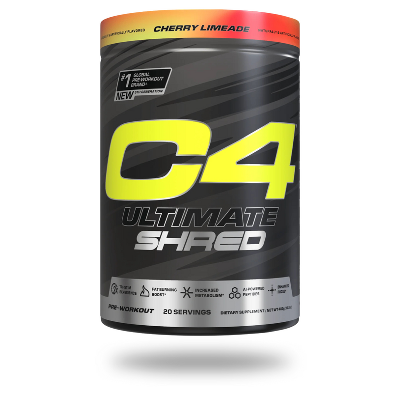 Cellucor C4 Ultimate Shred Pre-Workout Powder 30 Servings - CarnoSyn® Beta-Alanine 3.2g | Svpplements