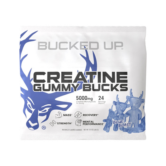 Bucked Up Creatine Gummies Creatine Monohydrate Gummies 24 Servings - Creatine Monohydrate 5000mg | Svpplements