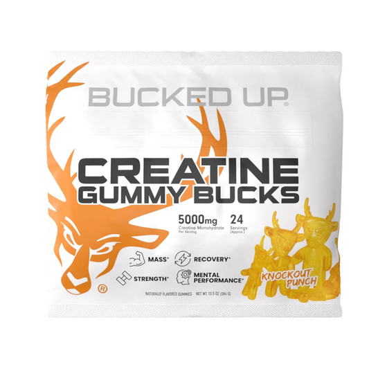 Bucked Up Creatine Gummies Creatine Monohydrate Gummies 24 Servings Supplement Facts - Creatine Monohydrate | Svpplements