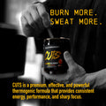 BlackMarket Labs Blackmarket | Cuts | Thermogenic Pre-Workout - Back View | Svpplements