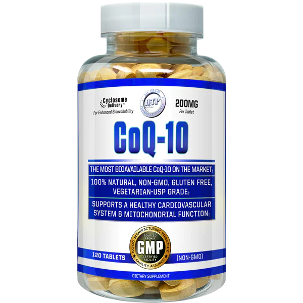 Hi-Tech CoQ10 200mg General Wellness Supplement 60 Servings - CoQ-10 200mg | Svpplements