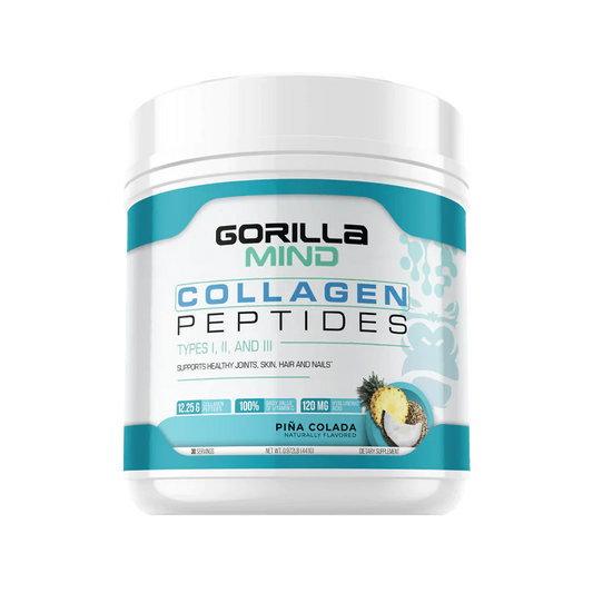 Gorilla Mind Nootropic Powder 30 Servings Supplement Facts - L-Tyrosine 750mg | Svpplements