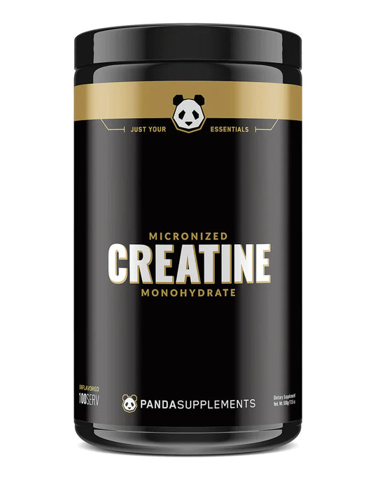 Panda Supps Micronized Creatine Monohydrate Powder 100 Servings - Creatine Monohydrate 5000mg | Svpplements