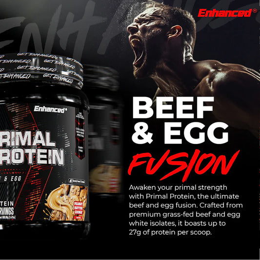 Enhanced Primal Protein Powder 20 Servings Supplement Facts - Chloride 440mg | Svpplements