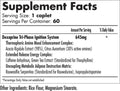 IFN Fat Burner Caplets 60 Servings Supplement Facts - Caffeine Anhydrous undisclosed | Svpplements