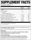 Magnum Nutraceuticals Refresh Hydration Electrolyte Recovery Formula 15 Servings Supplement Facts - Sodium | Svpplements