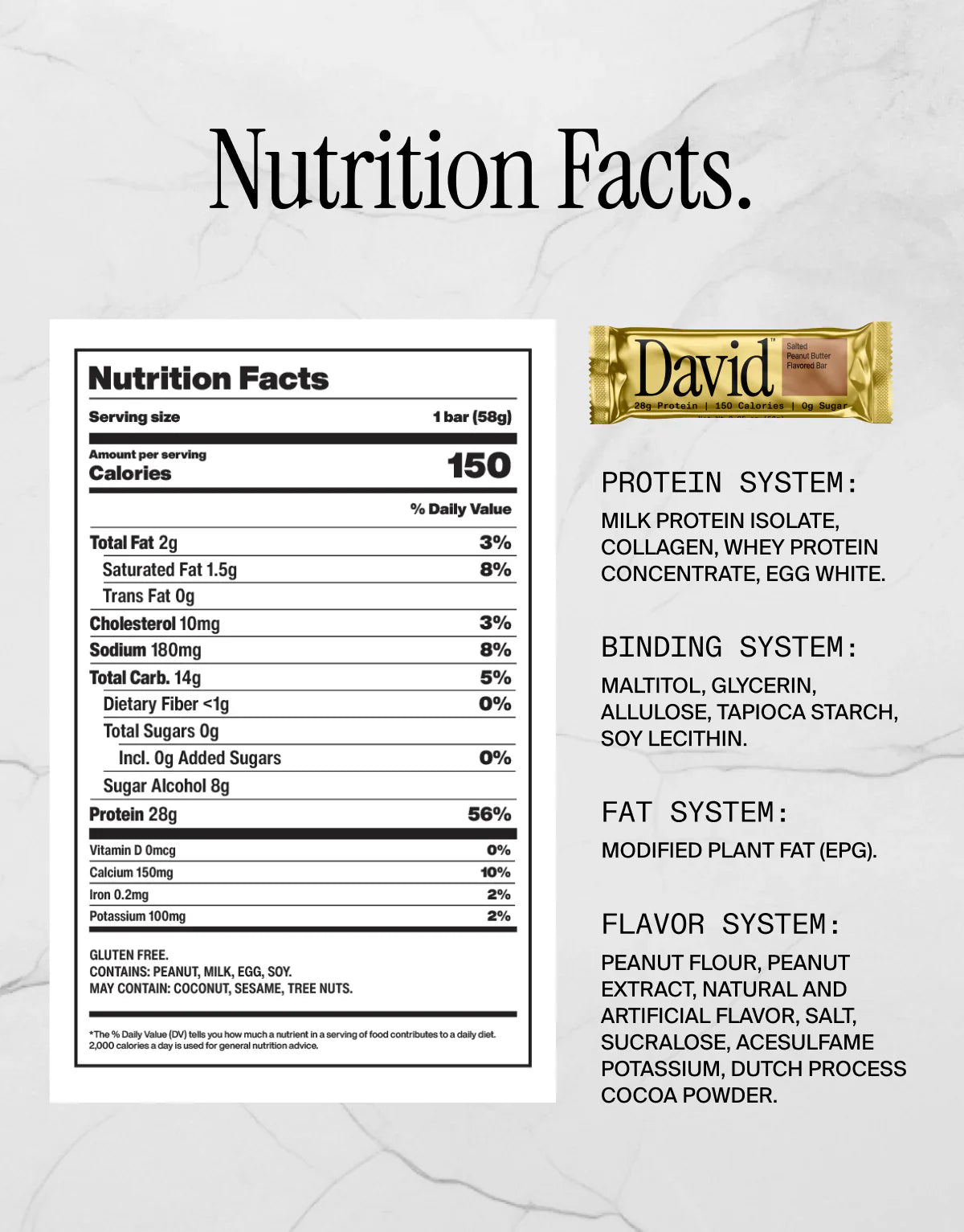 David Protein Bars