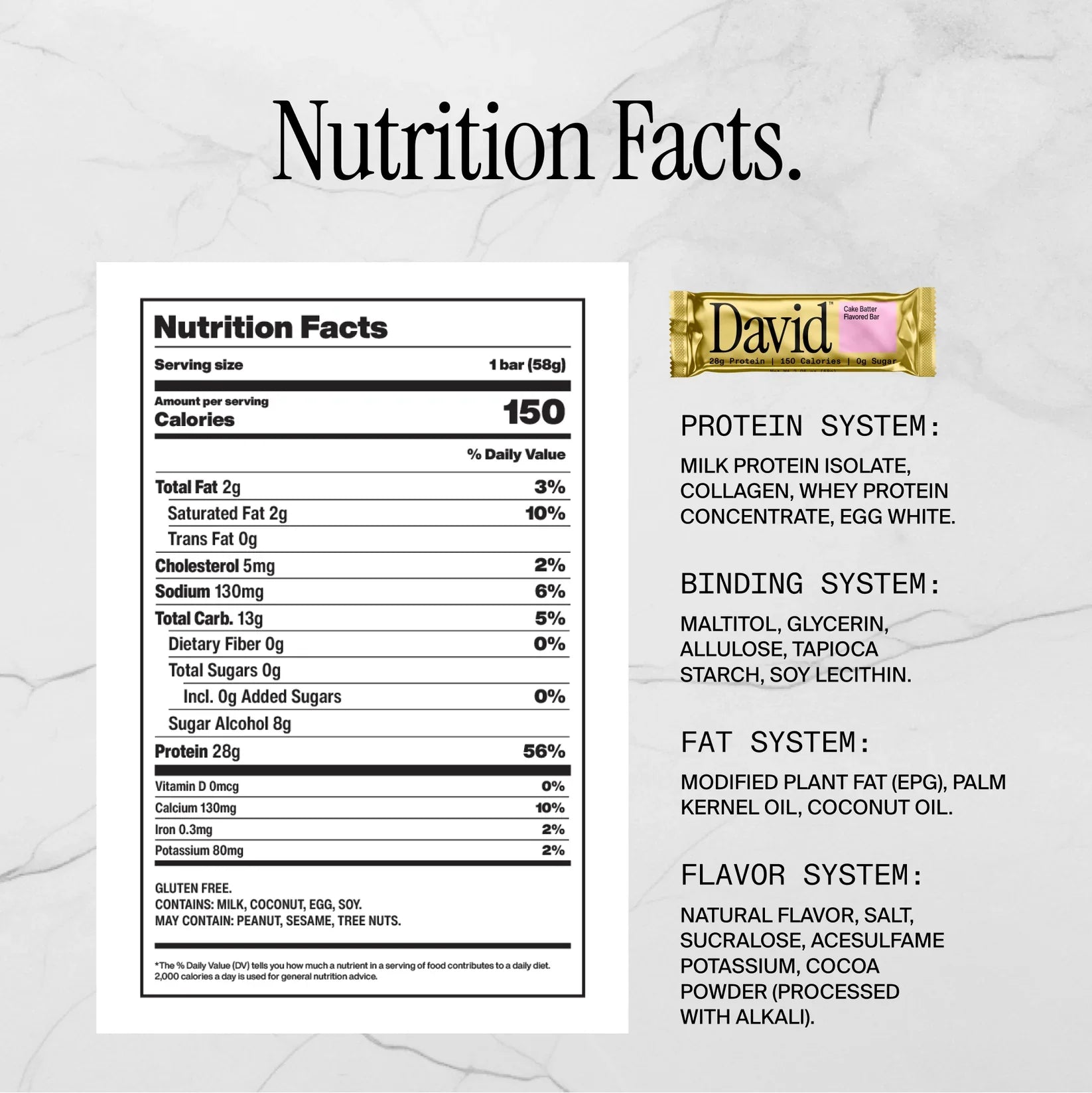 David Protein Bars
