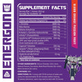 Core Nutritionals Core Nutritionals | Energon Pre-Workout | Transformers Edition - Side View | Svpplements