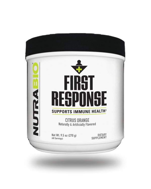 NutraBio First Response Immune Support Powder 60 Servings - Vitamin C 3000mg | Svpplements