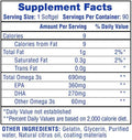 Hi-Tech Pharmaceuticals Fish Oil Softgels 90 Servings Supplement Facts - EPA 360mg | Svpplements