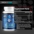 Gorilla Mind Omega-3 Elixir Softgels 30 Servings Supplement Facts - EPA (Eicosapentaenoic Acid) 1248mg | Svpplements