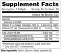 Metabolic Nutrition Fish 3000 Cod Liver Fish Oil Softgels 60 Servings Supplement Facts - Cod Liver Fish Oil | Svpplements