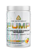 Core Nutritionals Pump Stim-Free Pre-Workout Powder 20 Servings - Flavor Options | Svpplements