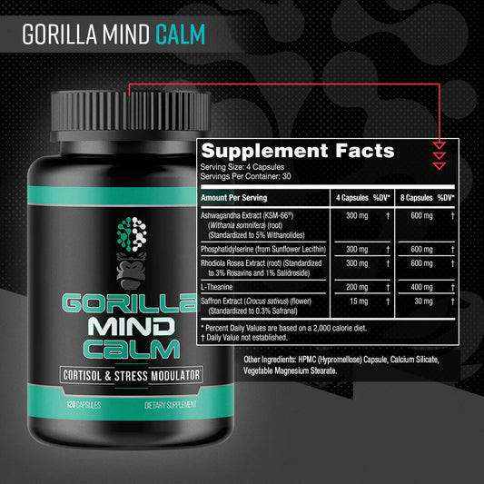 Gorilla Mind | Calm | Cortisol & Stress Modulator