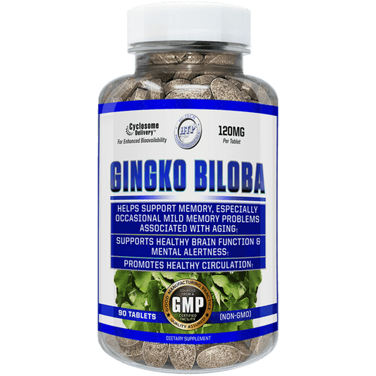 Hi-Tech Pharmaceuticals Ginkgo Biloba 120mg Tablets 90 Count 90 Servings - Ginkgo Biloba Extract 120mg | Svpplements