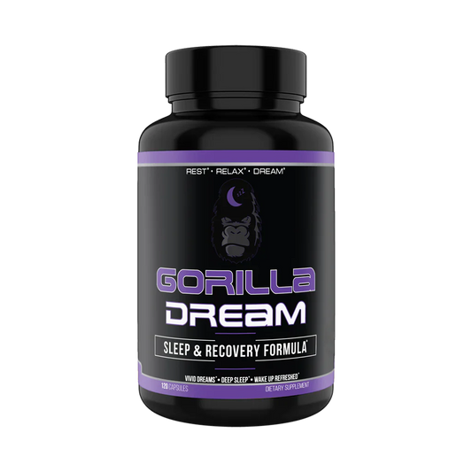Gorilla Mind Gorilla Dream Sleep Supplement Capsules 30 Servings - Magnesium 225mg | Svpplements