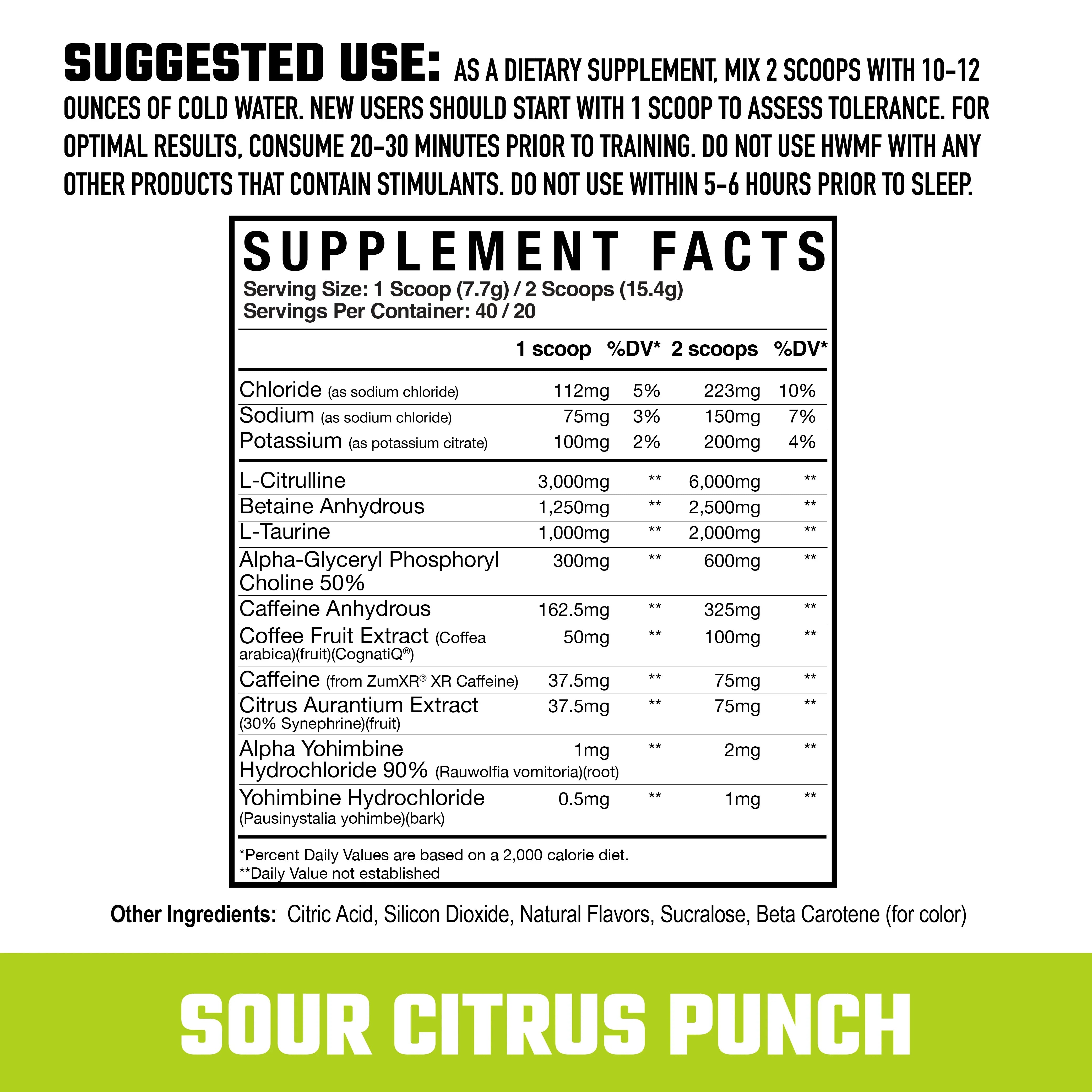 Axe & Sledge | HWMF Pre Workout