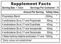 Hi-Tech Pharmaceuticals Dietary Supplement - Supplement Facts | Svpplements