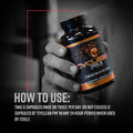 Gorilla Mind Cylean PM Nootropic Capsules 30 Servings Supplement Facts - L-Tyrosine 750mg | Svpplements