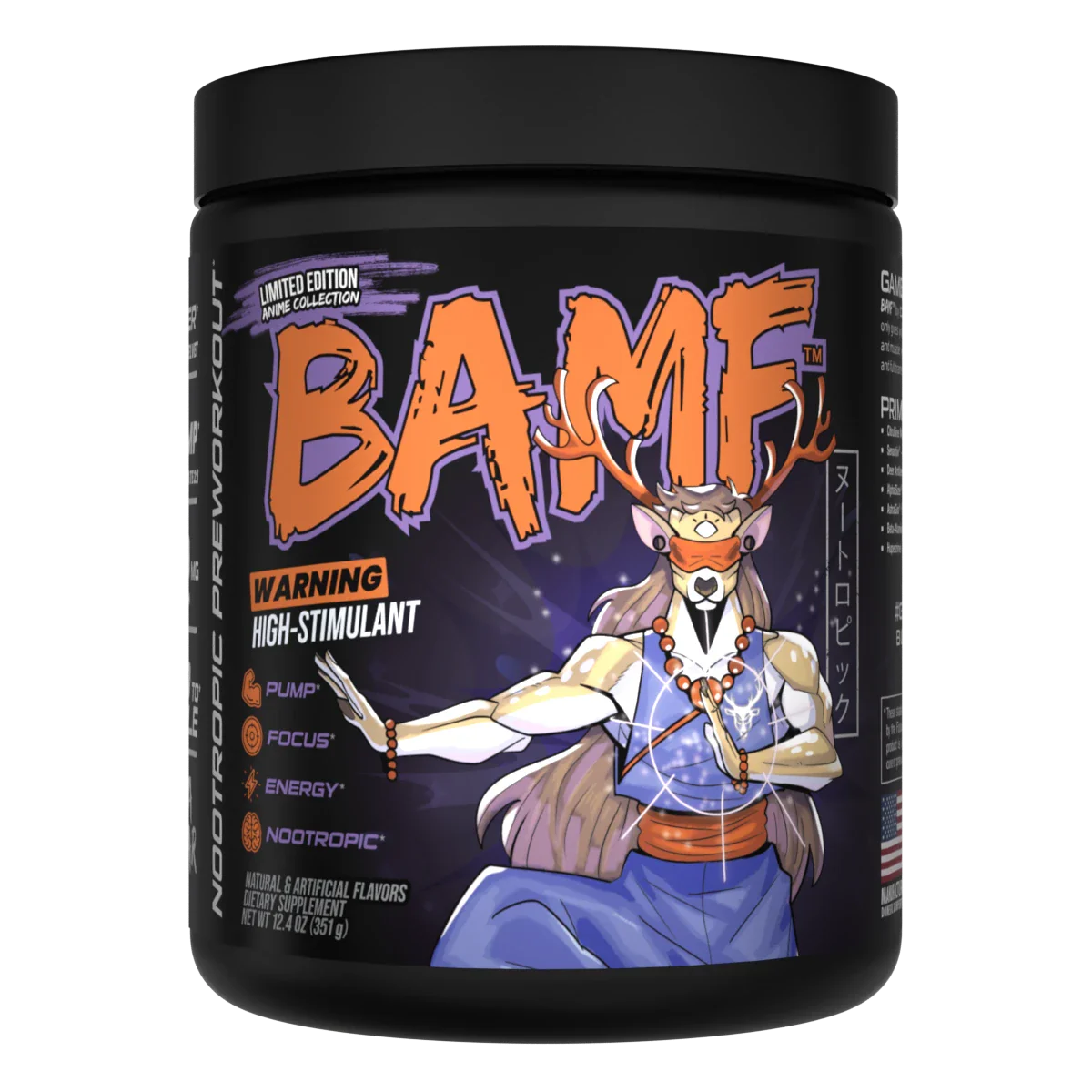 Bucked Up | B.A.M.F. Preworkout | Anime Series