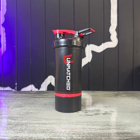Unmatched Shaker Cup with Powder & Pill Storage Accessory 1 Count - Shaker plus powder and pill storage | Svpplements