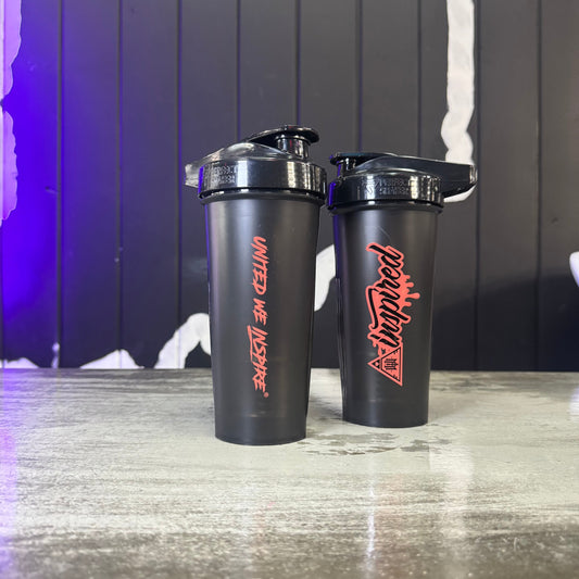 Inspired Nutra Shaker Cup Accessory Black Red 1 Count - Official Inspired Nutraceuticals shaker | Svpplements